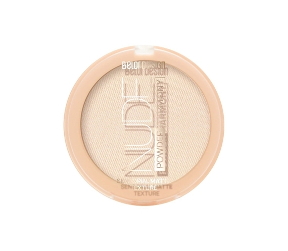 Yuz uchun kukun Nude Harmony ton 1 natural, Belor Design