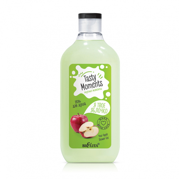 Dush uchun jel Tasty moments Men sizning olmangizman, 300ml, Belita