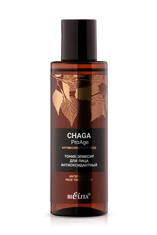 Yuz uchun tonik-elexir Chaga,ProAge Antioksidant qarishga qarshi parvarish 150 ml, Belita