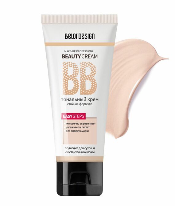 Tonal krem BB beauty cream, ton 102, Belor Design