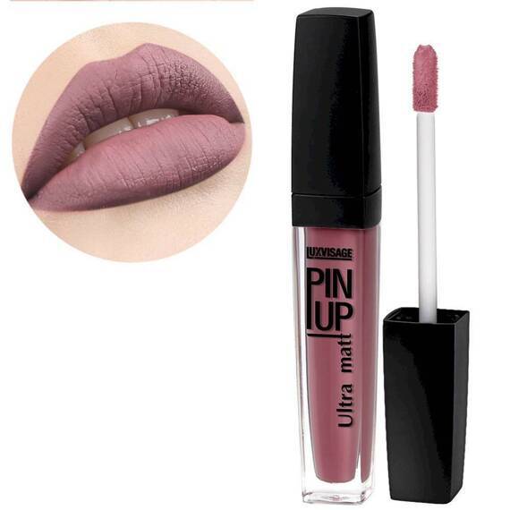 Lab uchun blesk PIN-UP Ultra Matt, ton 40 PINK ORHID, LUXVISAGE