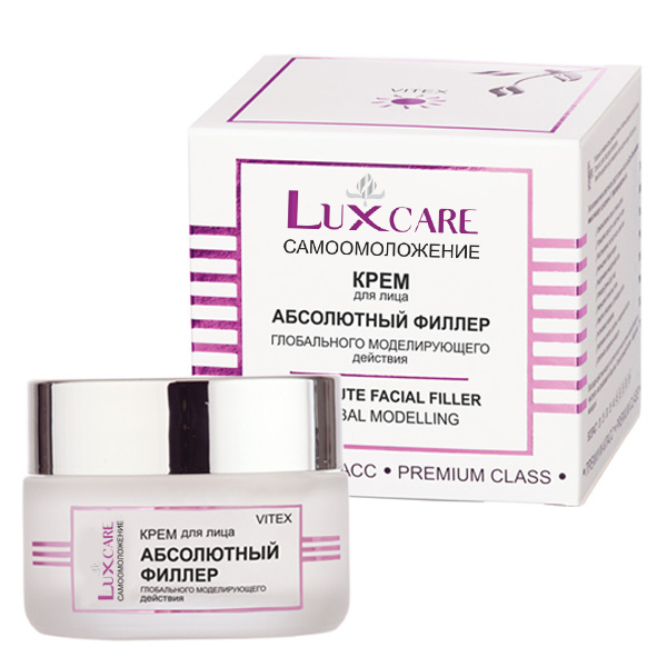 Yuz uchun krem LUXCARE global modellashtirish harakatlarining mutlaq to'ldiruvchisi, 45 ml, Vitex