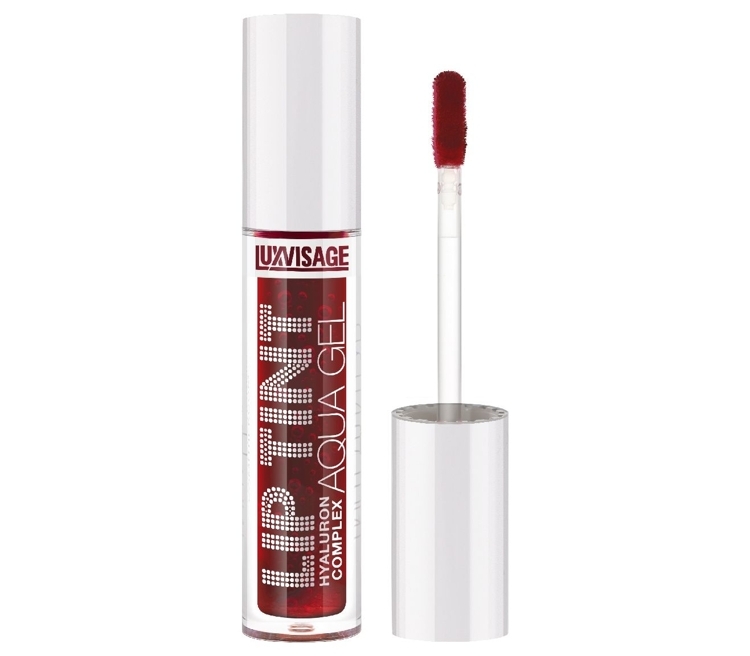 Lab uchun tint gialuron kompleksi bilan Lip Tint Aqua Gel Hyaluron Complex ton 05, LUXVISAGE