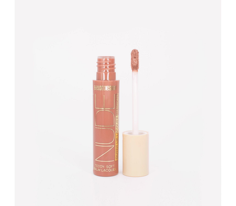 Lab uchun blesk Nude Harmony Outfit Lip bo'yoqli, ton 27 morning coffee, Belor Design