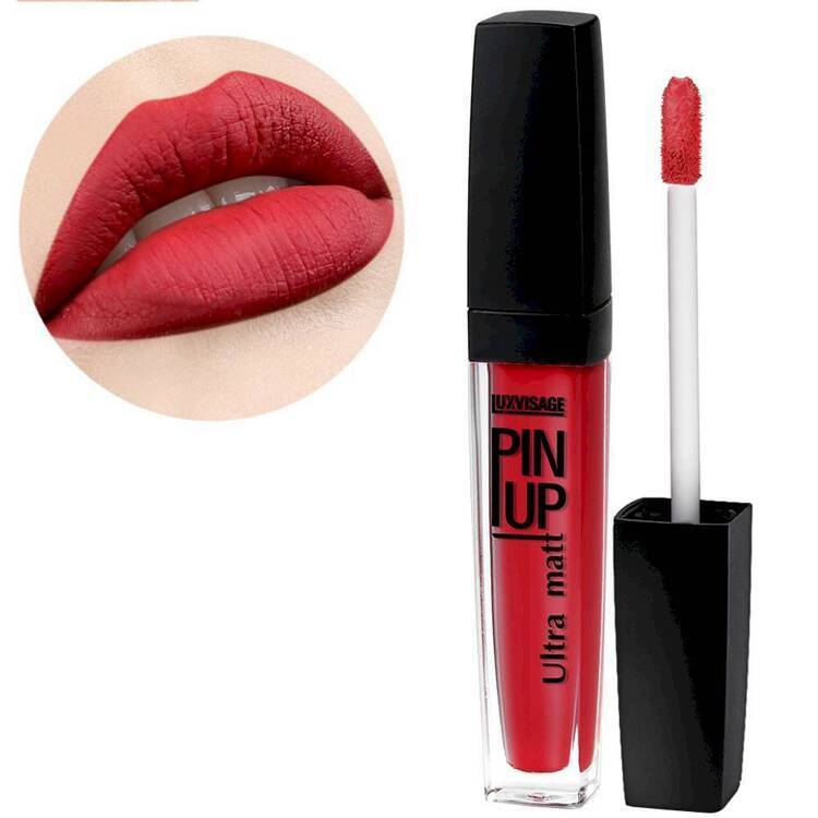 Lab uchun blesk PIN-UP Ultra Matt, ton 29 RED FLOWER, LUXVISAGE