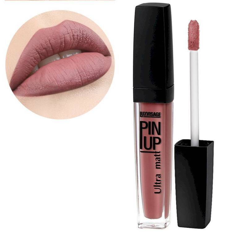 Lab uchun blesk PIN-UP Ultra Matt, ton 18 CREAM PRALINE, LUXVISAGE