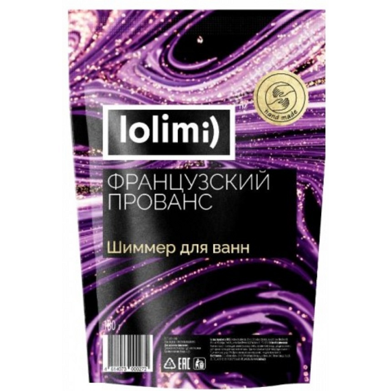 Vanna uchun shimmer LOLIMI) "Fantsiya provansi", 180 g, Kalina-Bel