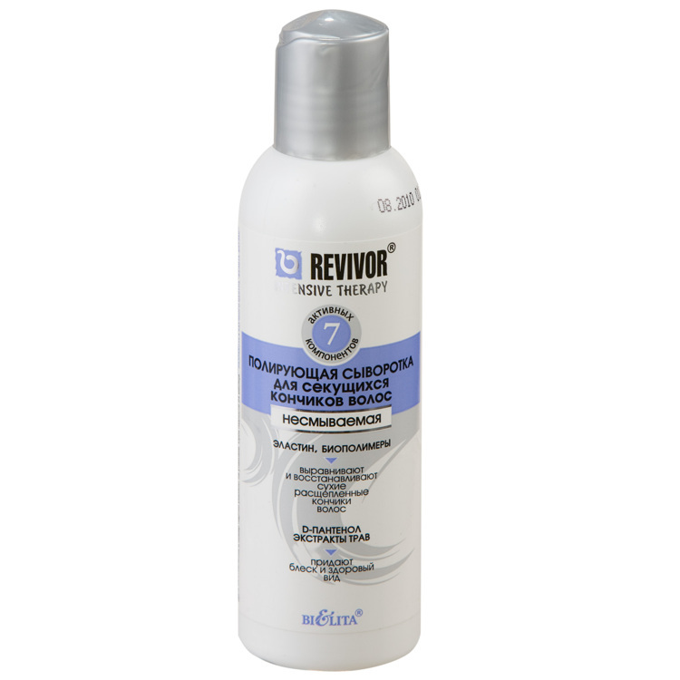 Sochlar uchun sarum REVIVOR INTENSIVE THERAPY tozalovchi, kesiladigan uchlar uchun, yuvilmaydigan, 150 ml, Belita