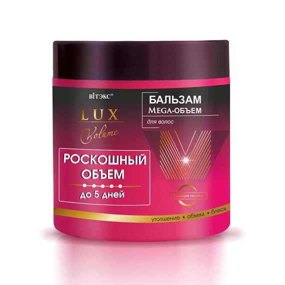 Sochlar uchun balzam LUX VOLUME РОСКОШНЫЙ ОБЪЕМ, 400 ml, Vitex