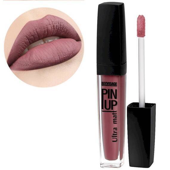 Lab uchun blesk PIN-UP Ultra Matt, ton 26 SMOKY PLUM, LUXVISAGE