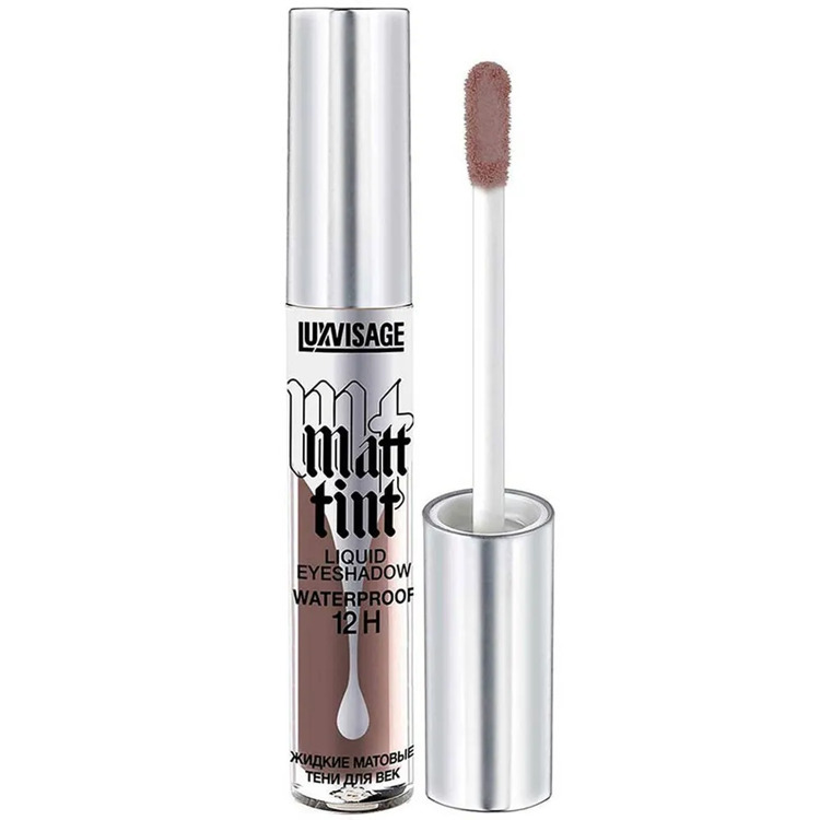 Suyuqli mat ko'z teni Matt tint waterproof 12H, ton 110, LUXVISAGE