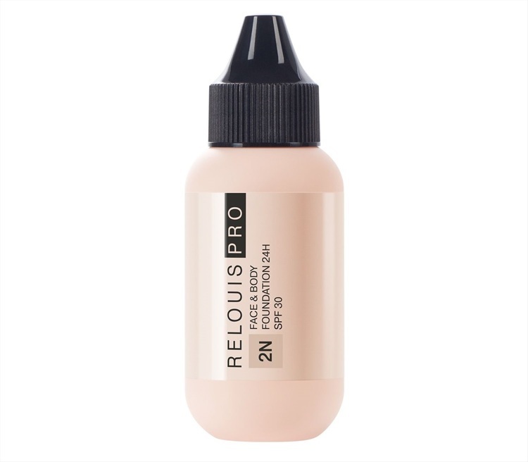 Tonal krem Relouis PRO Face&Body Foundation 24H SPF30, ton 2N o'rtacha neytral, Relouis