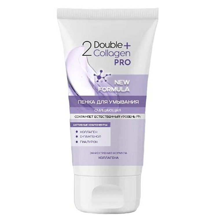 Yuzingizni yuvish uchun ko'pik Double Collagen Pro tozalovchi, 150 g, Modum