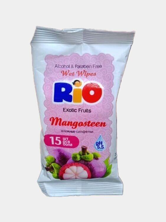 Nam salfetkalar Rio (meva), cho'ntak 15 dona, Rio International