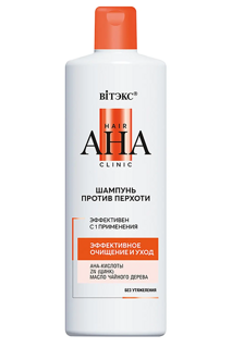 Hair AHA Clinic kepekka qarshi soch shampuni, tozalash va parvarish qilish, 450ml, Vitex