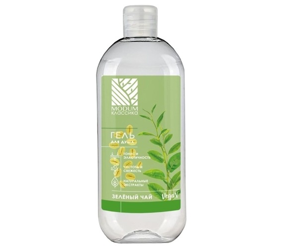 Dush uchun jel MODUM КЛАССИКА Yashil choy, 550 ml, Modum